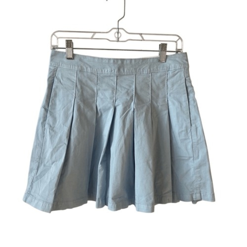 American eagle Super High-Waisted Icy Blue Pleated Tennis Skirt Size 6‎ NWT